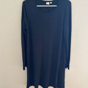 GAP Black Long Sleeve Dress